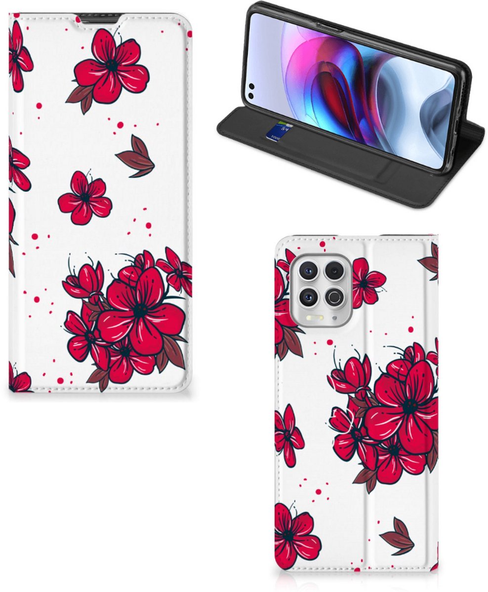 Motorola Moto G100 Smart Cover Blossom Red