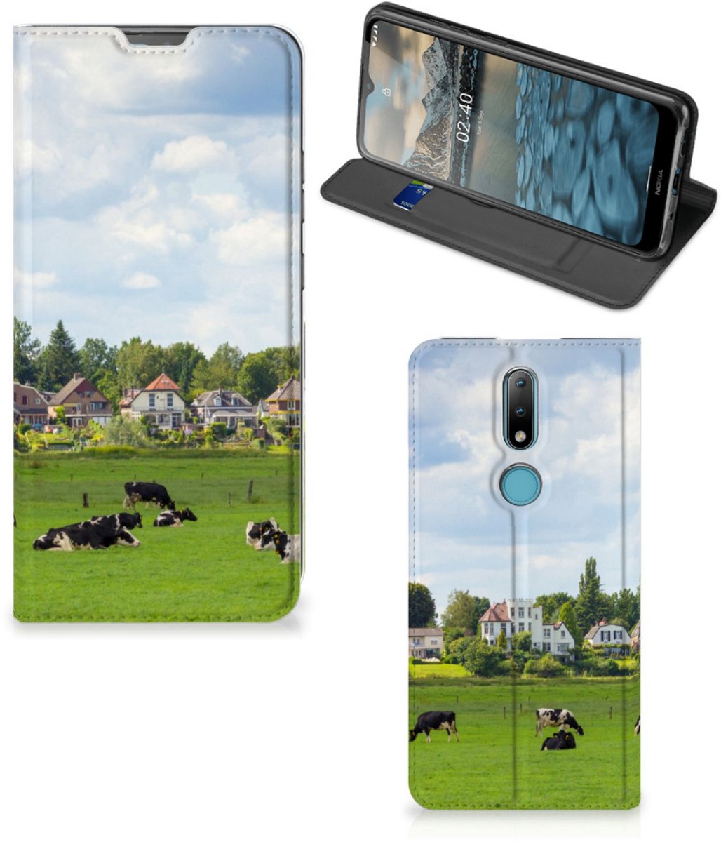 Nokia 2.4 Hoesje maken Koeien