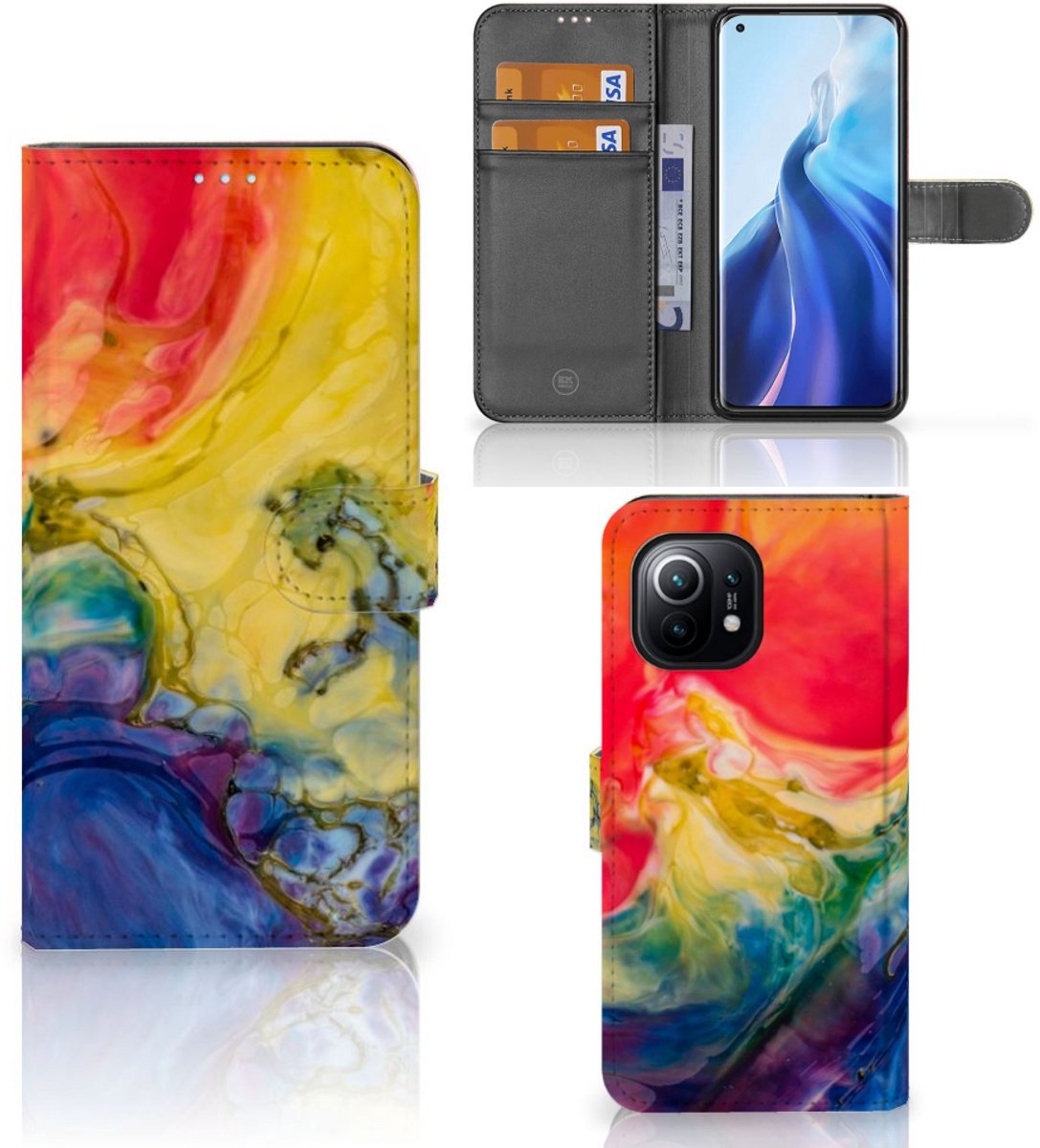 Hoesje Xiaomi Mi 11 Watercolor Dark