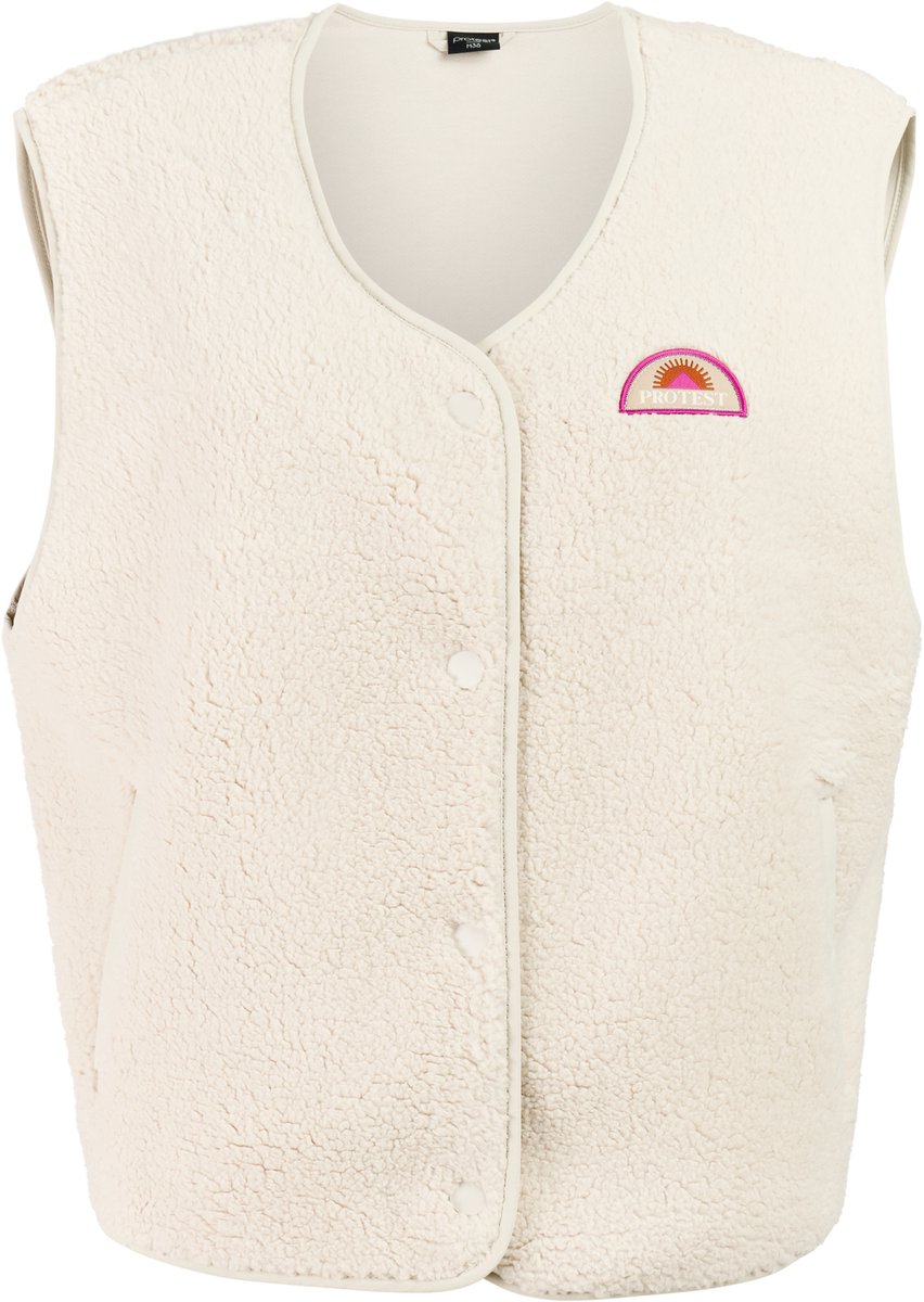 Protest PRTFranny - Bodywarmer Dames - Loose fit - Crème