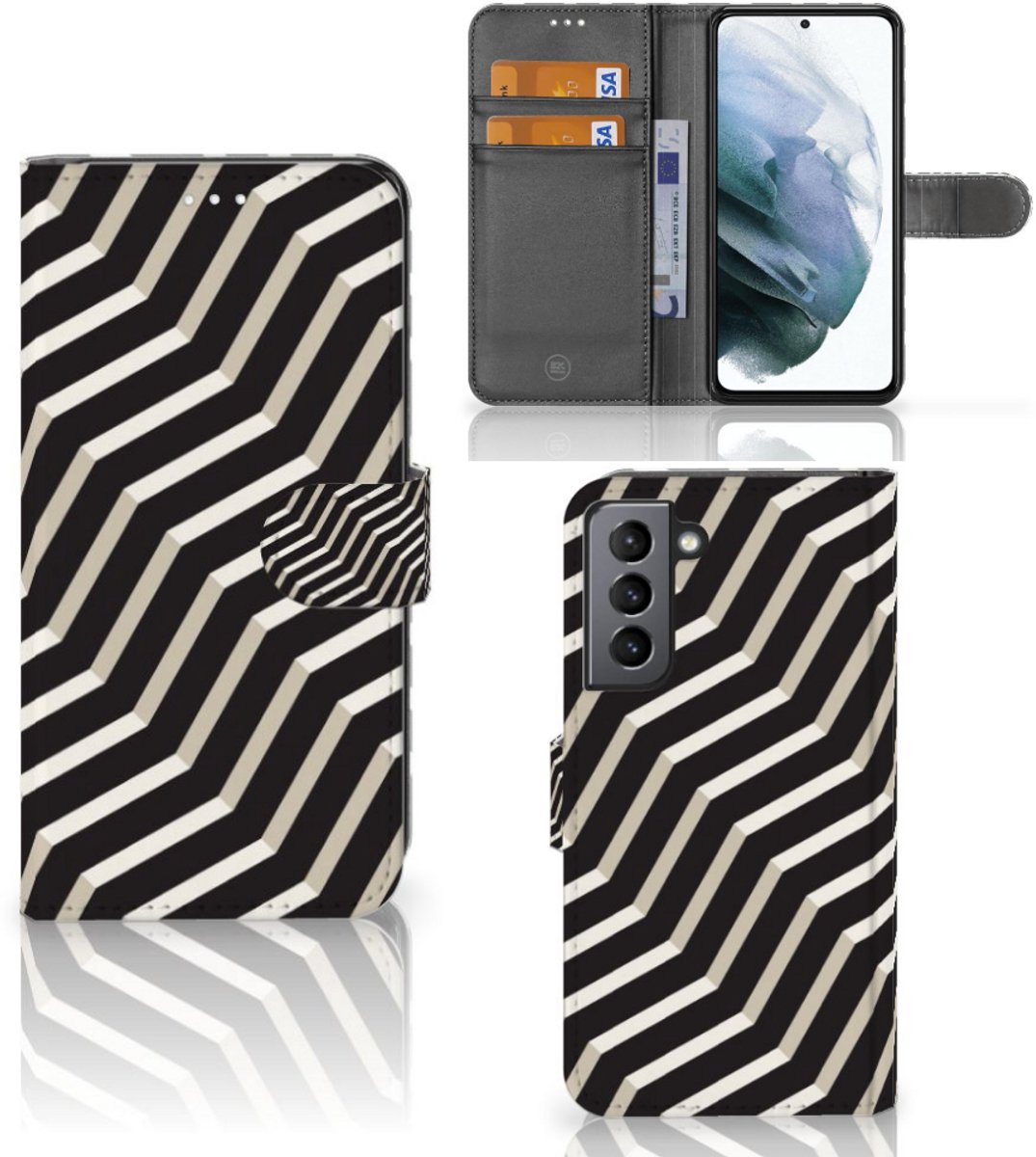 Samsung Galaxy S21 FE Book Case Illusion
