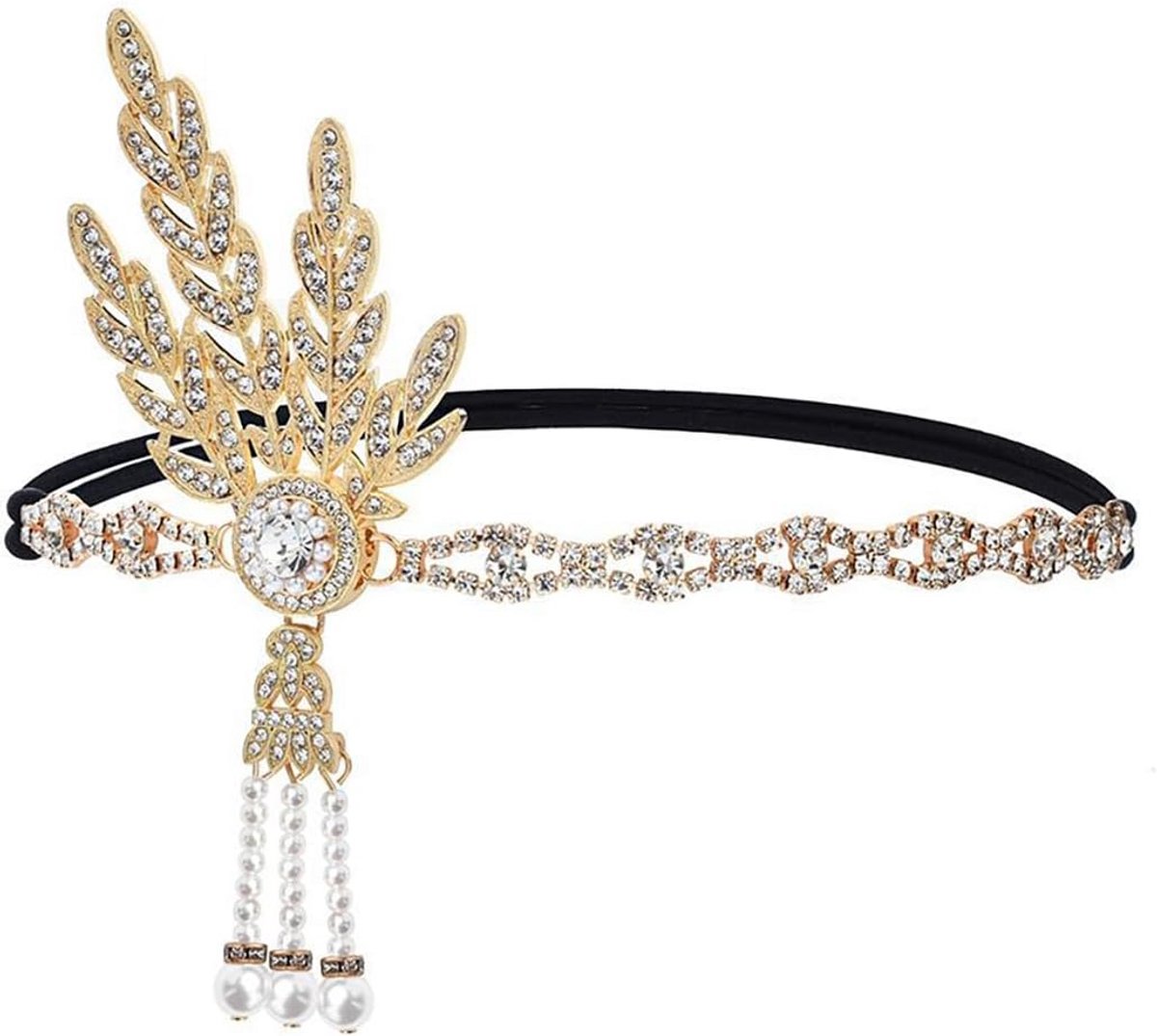 Crystal Parel Hoofdband Stijl Jaren 20 Bruid Haaraccessoire Feest
