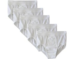 5-Pack Heren Slips met Gulp en Zachte Tailleband - 100% Biologisch Katoen