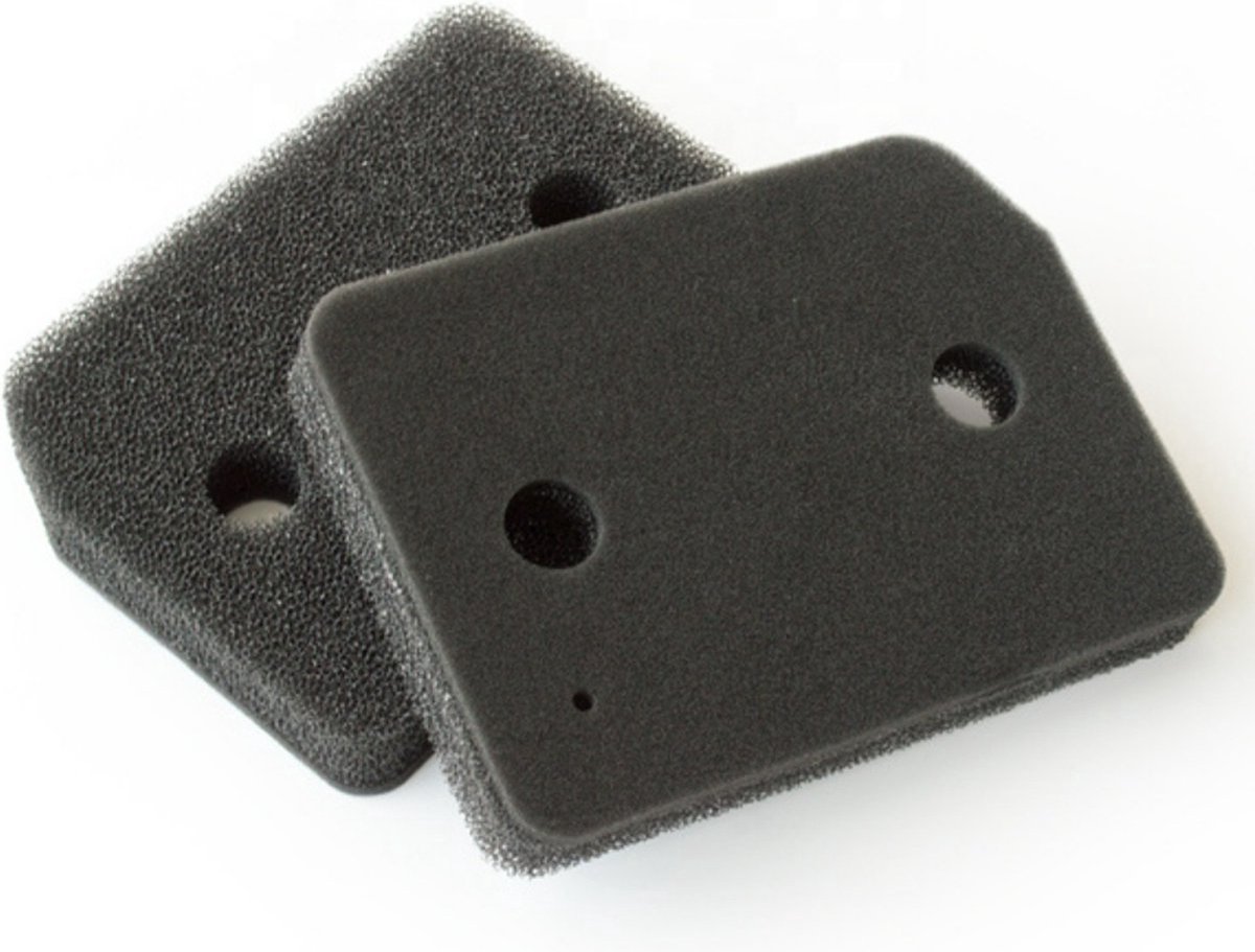 Nifkos - 2 Stuks Spons Filter Geschikt Voor Miele Droger - Foam van Condensor Wasdroger - Droogkast - 210 x 155 x 30 mm