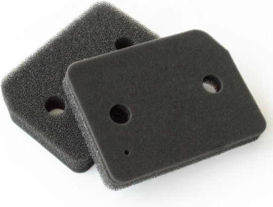 Nifkos - 2 Stuks Spons Filter Geschikt Voor Miele Droger - Foam van Condensor Wasdroger - Droogkast - 210 x 155 x 30 mm