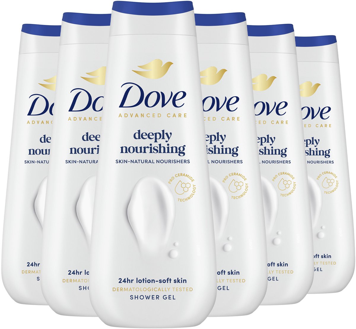 Dove - Douchegel - Advanced Care Deeply Nourishing - 6 x 600 ml - Voordeelverpakking — cadeau in Cadeau-ideeën - foto 2