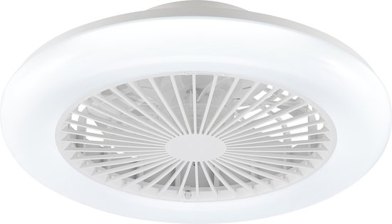Brilliant Montero - Plafondventilator - LED 20W - CCT - 2700K-6500K - Dimbaar - Afstandsbediening - Wit