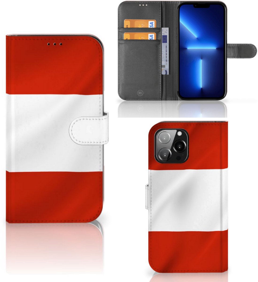 iPhone 13 Pro Max Bookstyle Case Oostenrijk