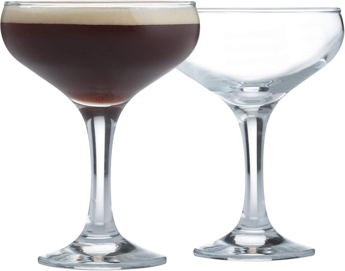 Transparante cocktailschoteltjes set van 2 voor stijlvolle drinks