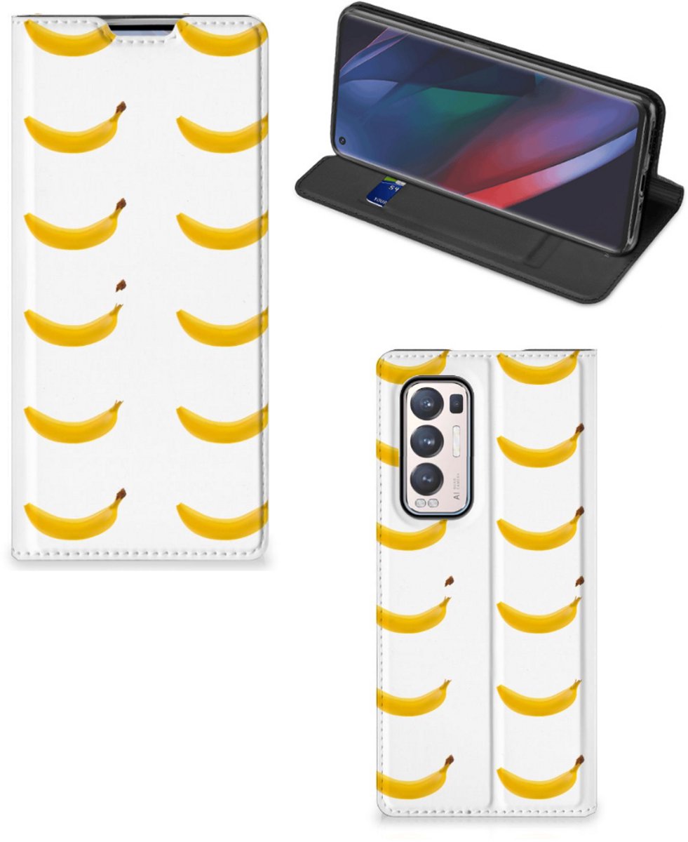 OPPO Find X3 Neo Flip Style Cover Banana