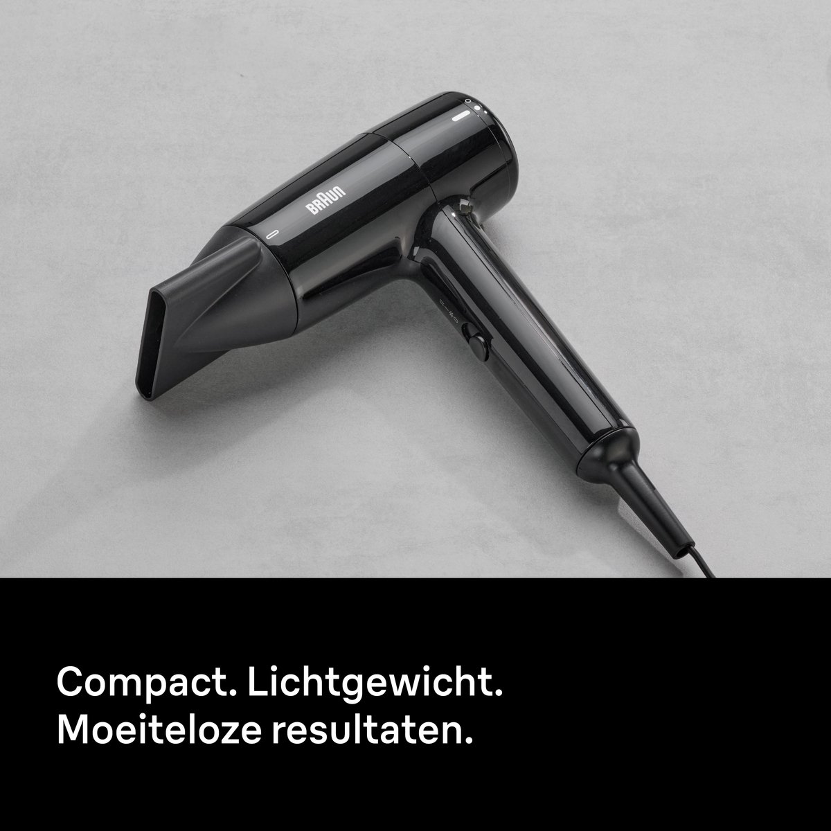 Braun HD1.5 Föhn - Compacte Krachtige Haardroger - 3 Snelheden / Temperaturen - Lichtgewicht - Compleet met Blaasmond — afbeelding 2