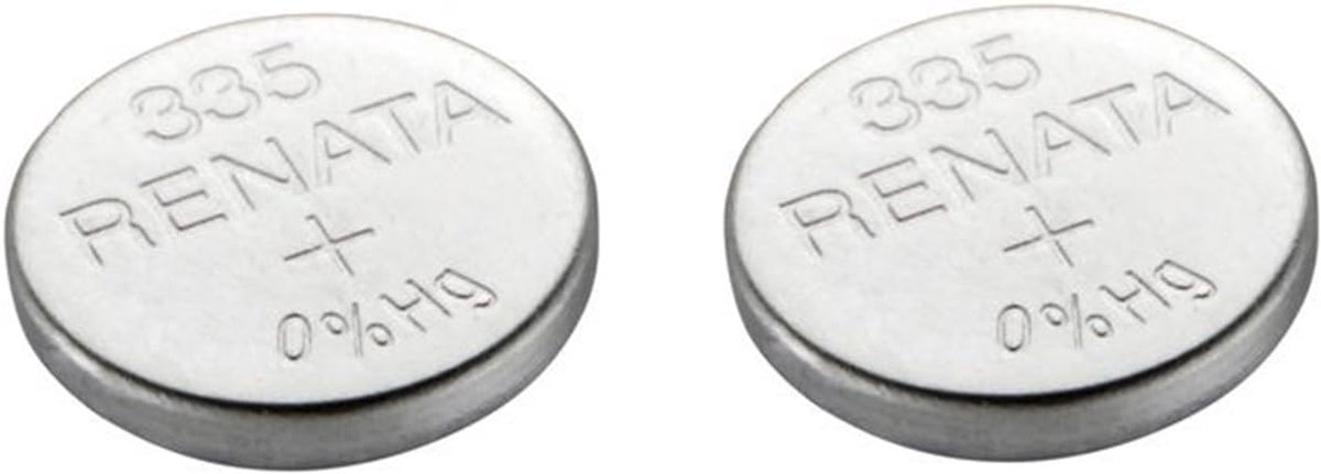 2 x Horlogebatterij 335 Zilveroxide 1.5V - Perfect voor Uw Horloges