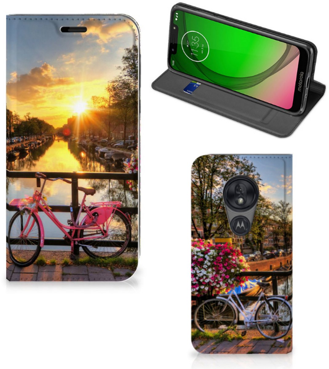 Motorola Moto G7 Play Book Cover Amsterdamse Grachten