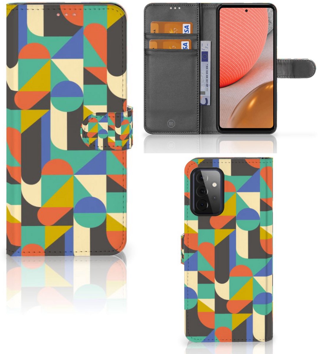 Samsung Galaxy A72 Telefoon Hoesje Funky Retro