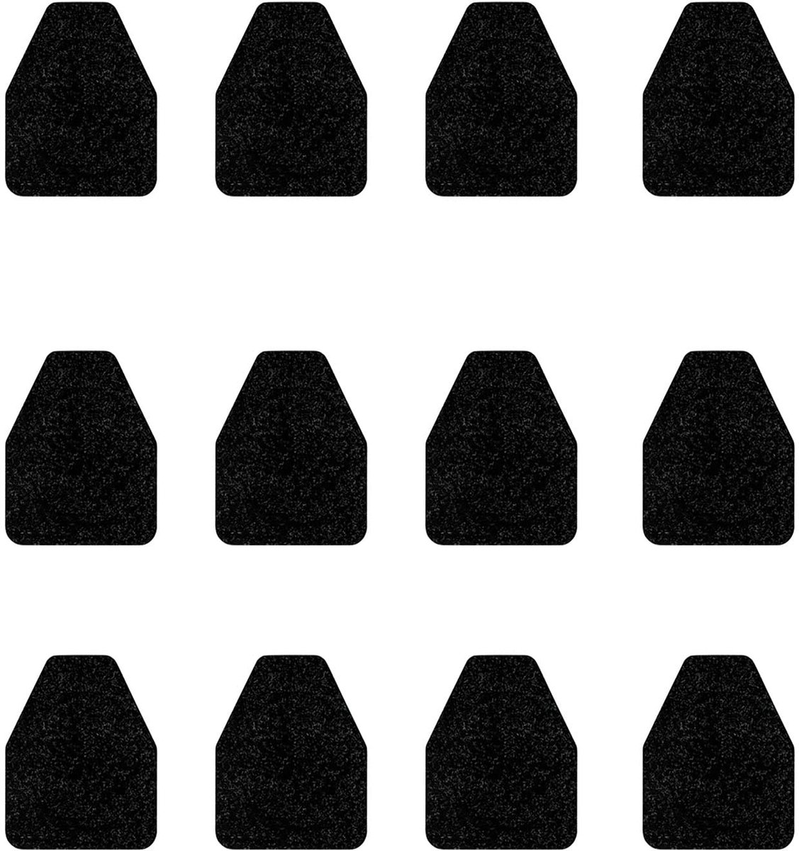 Antislip Urinoirmatten - 12 Stuks - Waterabsorberend en Deodoriserend met Heavy Duty Kwali