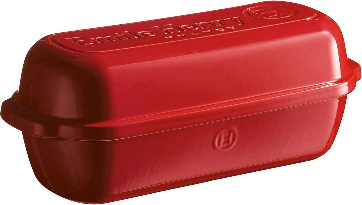 Rustieke keramische broodvorm voor groot brood - 39 x 16,5 x 15 cm