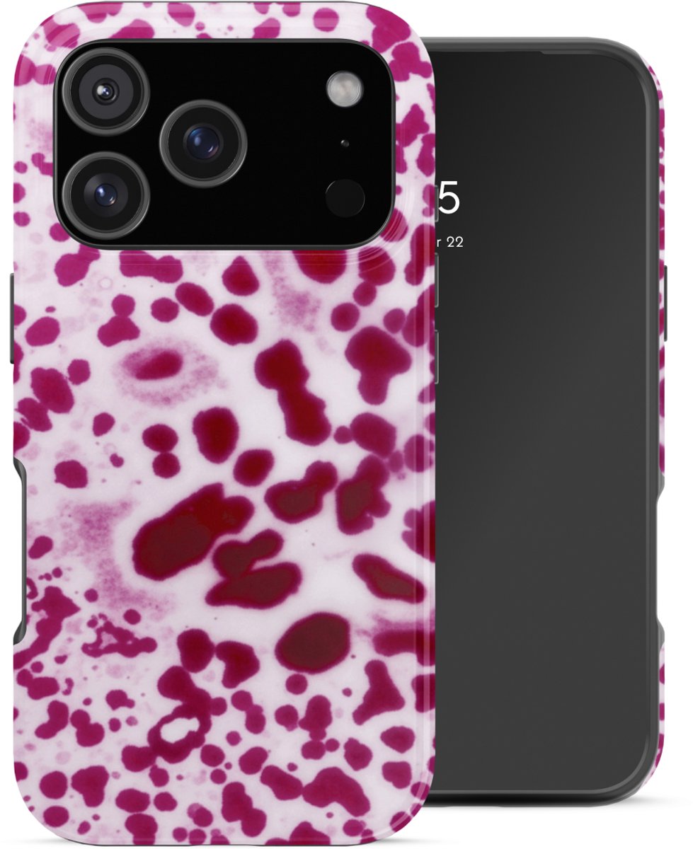 Selencia Hoesje - Geschikt voor Apple iPhone 17 Pro - Backcover geschikt voor MagSafe - Cosmic Orchid