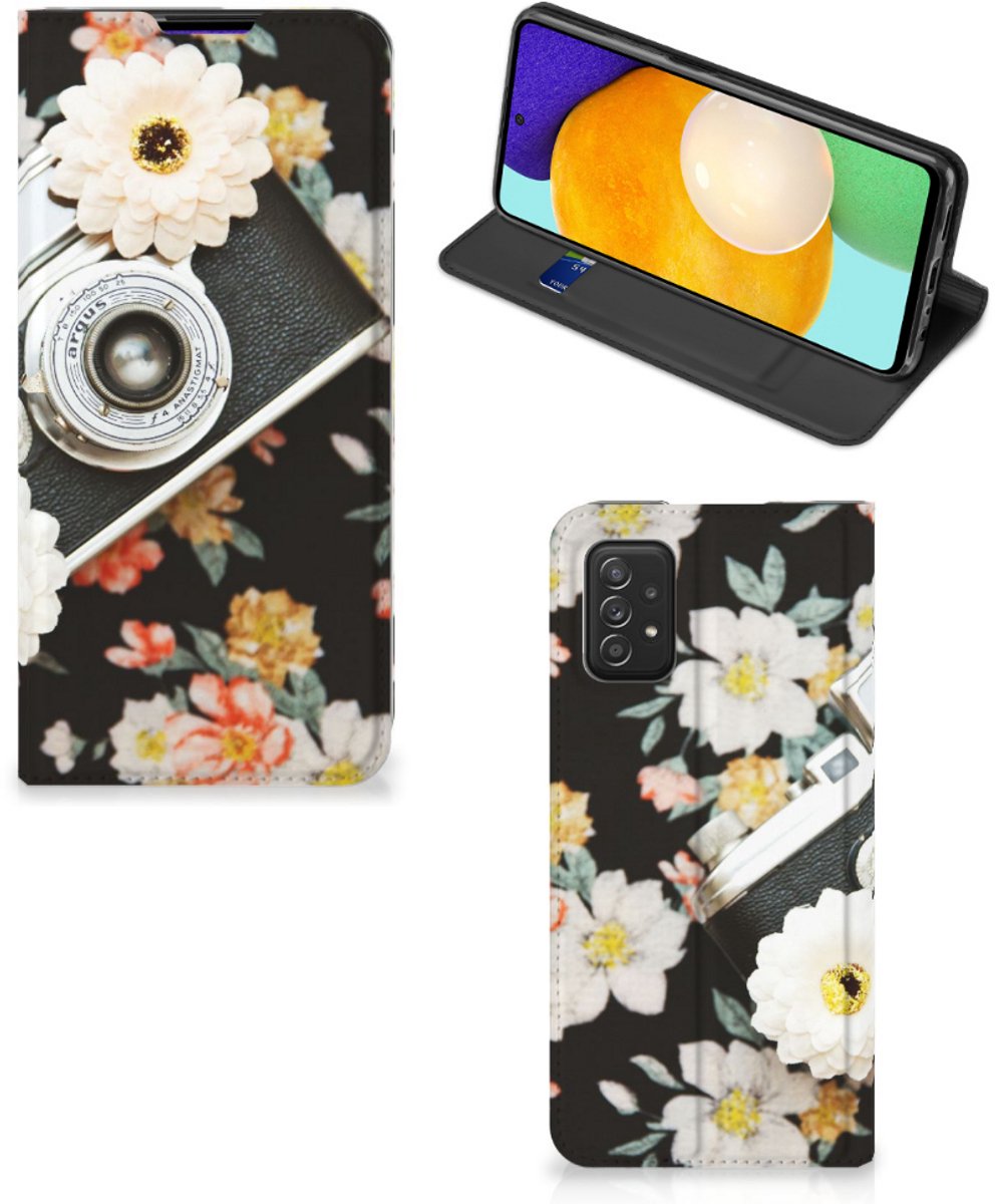 Samsung Galaxy A03s Stand Case Vintage Camera