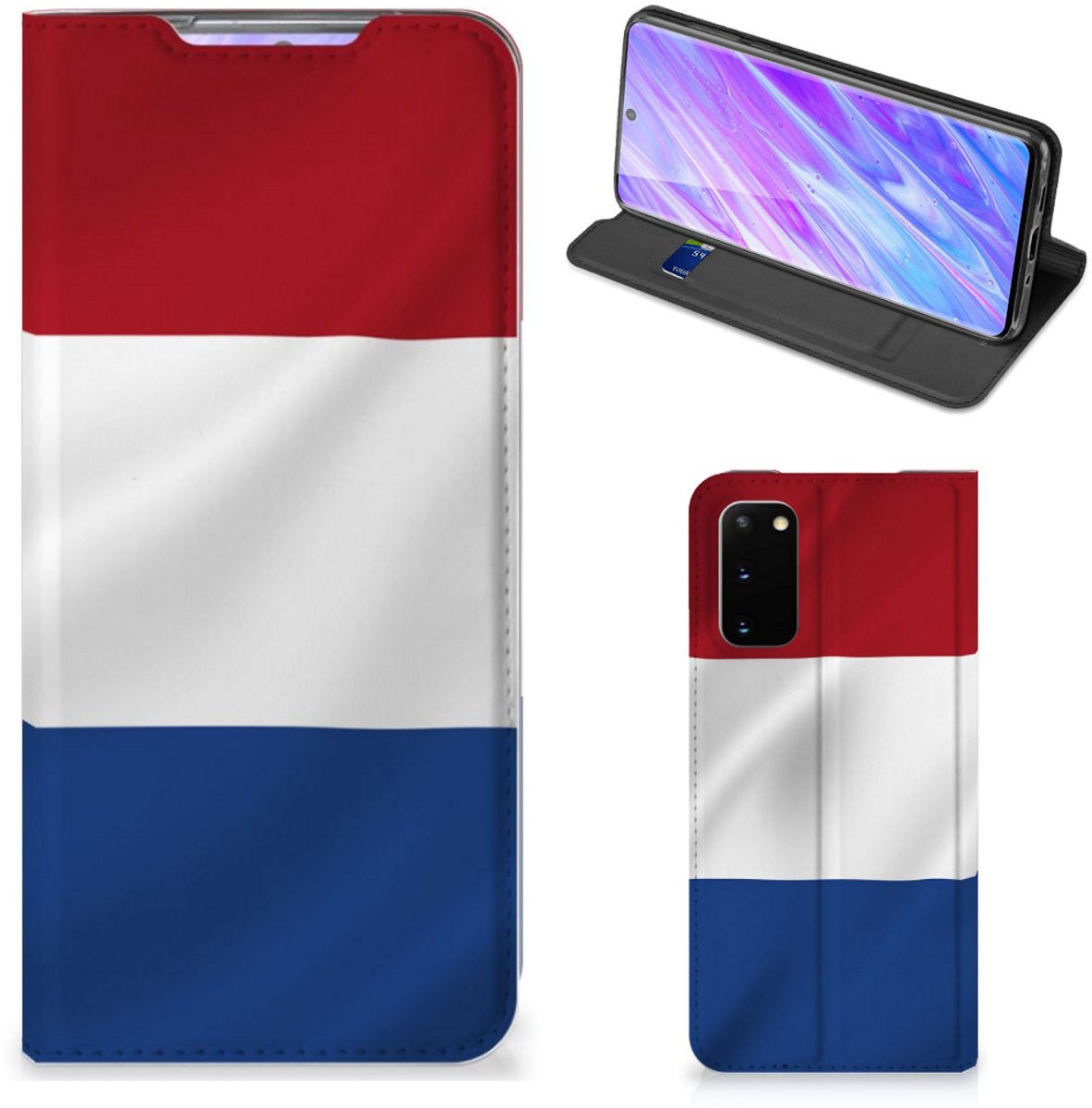 Samsung Galaxy S20 Standcase Nederlandse Vlag