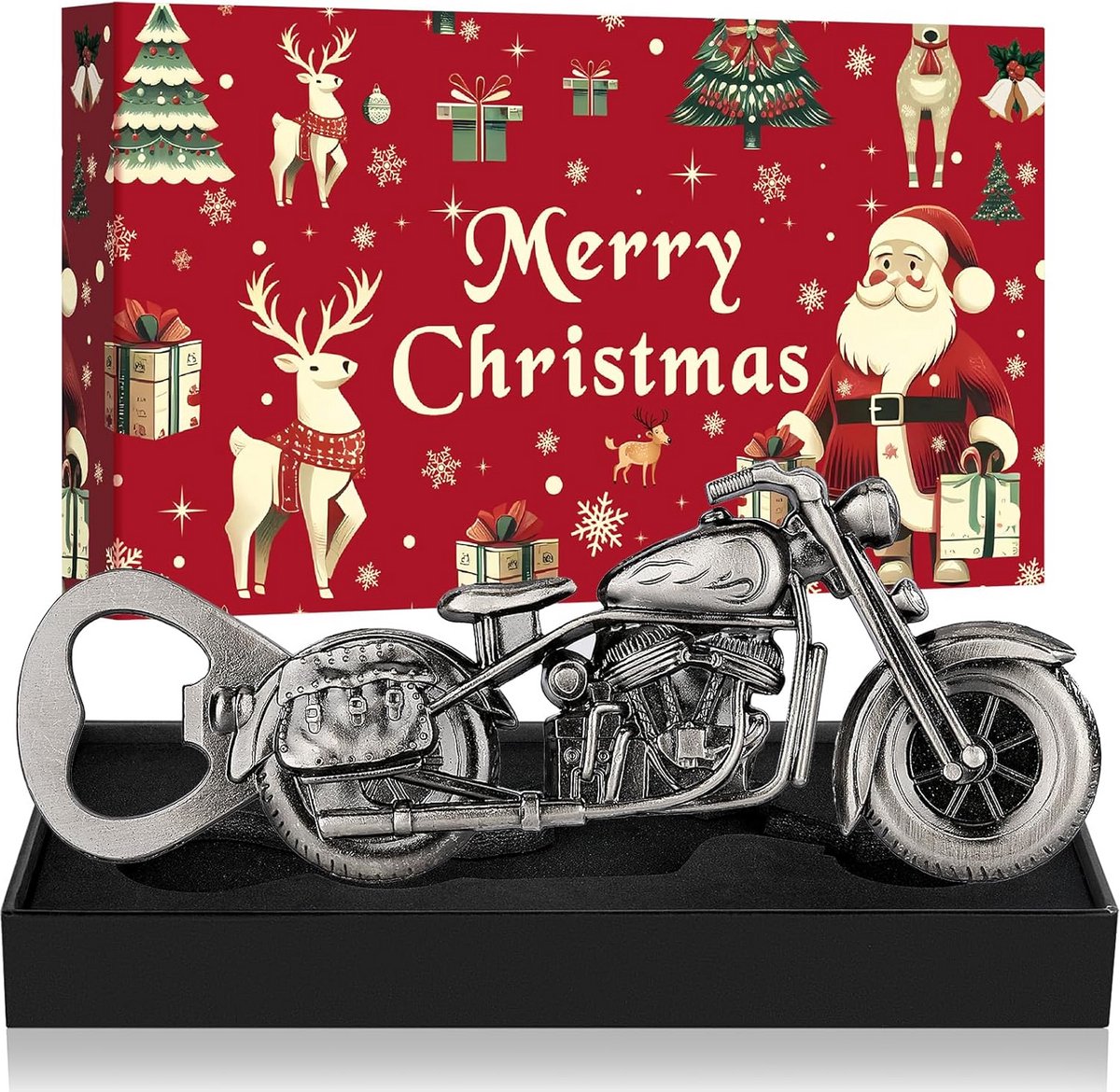 Motorcycle Beer Bottle Opener - Perfect Christmas Gift for Bikers and Beer Lovers