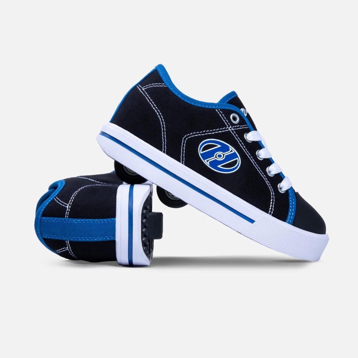 Heelys X2 Classic Black White Blue