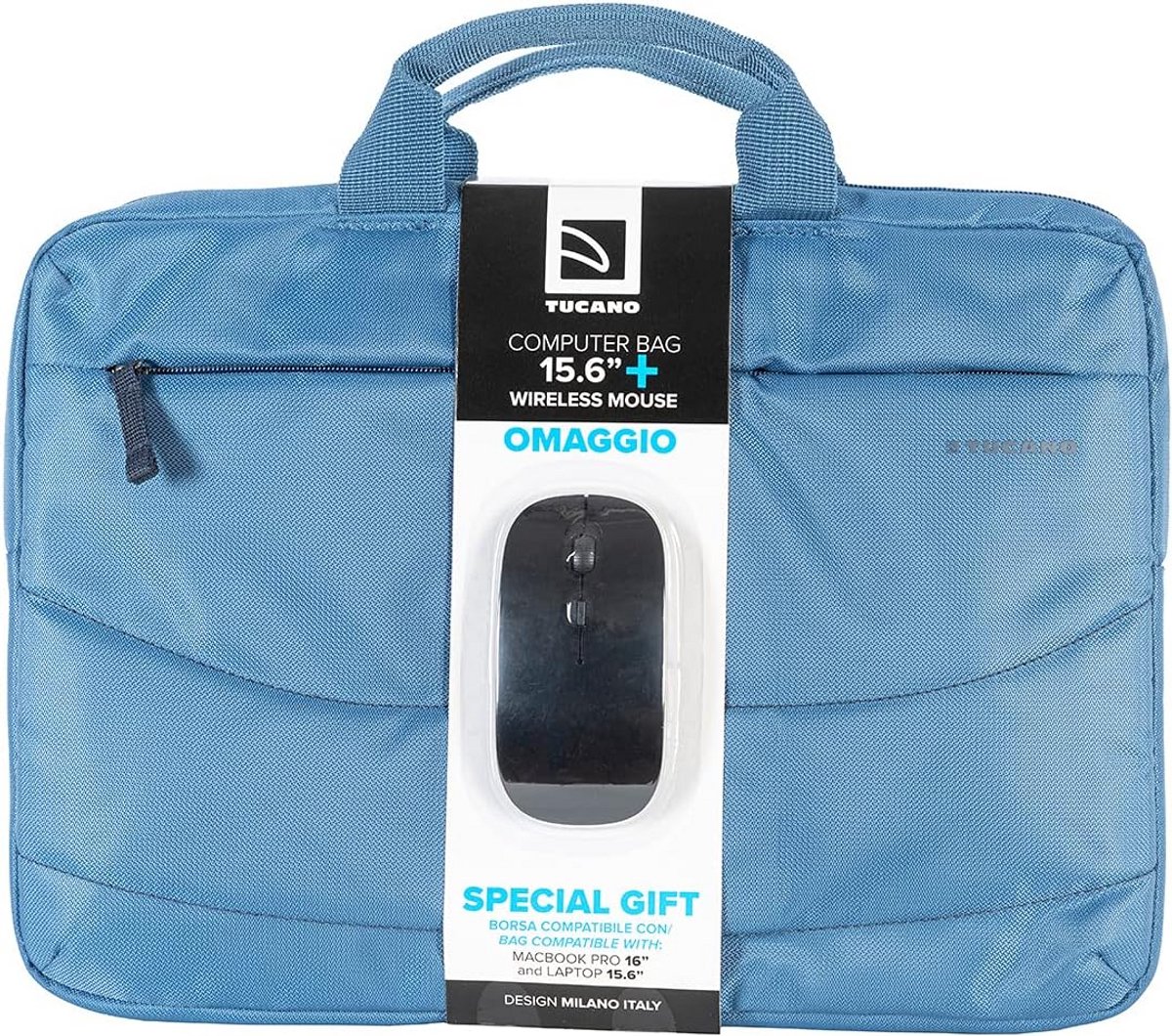 Laptoptas met Muis voor 15.6 inch Max (Blauw)