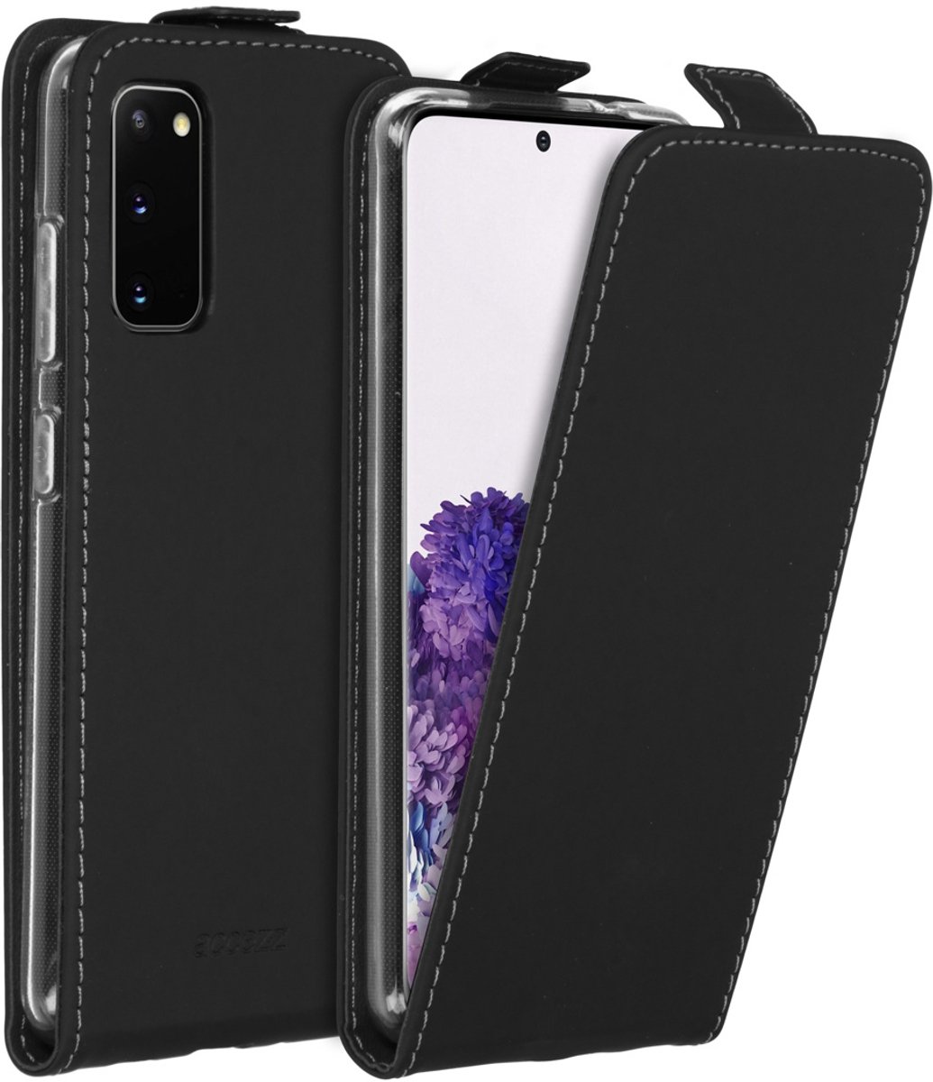 Accezz Hoesje - Geschikt voor Samsung Galaxy S20 - Flipcase - Zwart