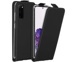 Accezz Hoesje - Geschikt voor Samsung Galaxy S20 - Flipcase - Zwart