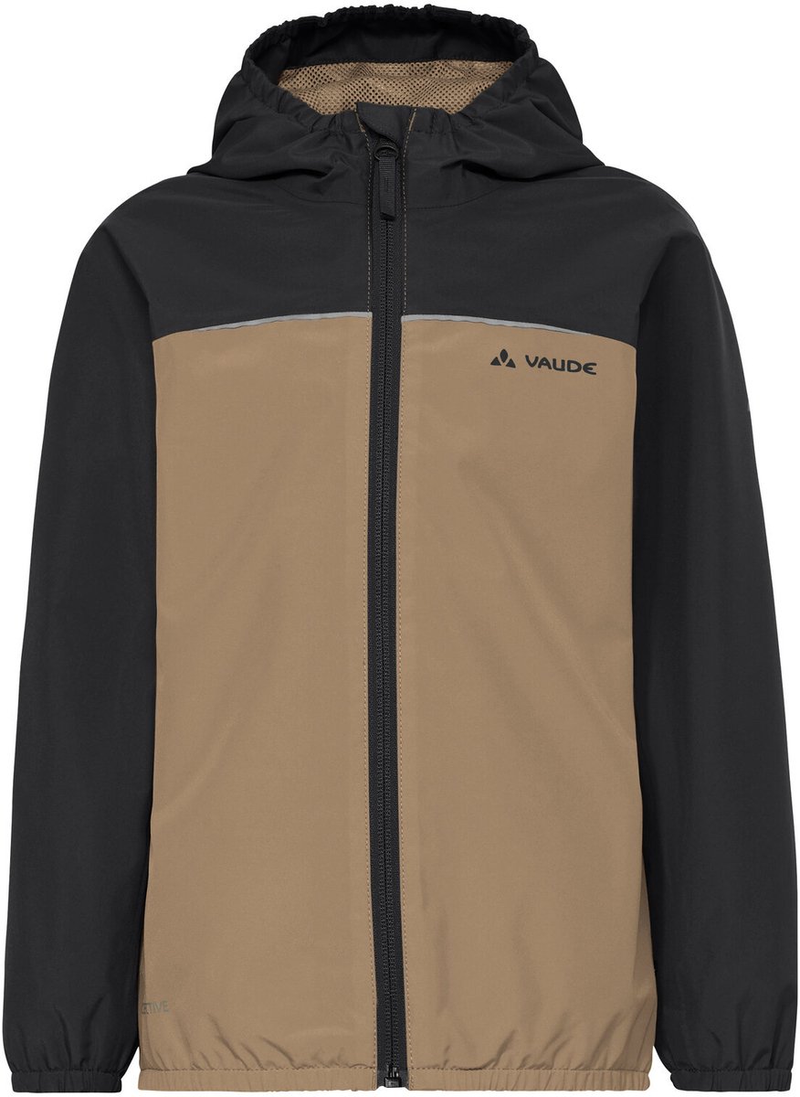 VAUDE Turaco Jacket III Hardshell Jas Kids Outdoor Sports Jacks Waterdicht Winddicht Hardshell Capuchon Zwart