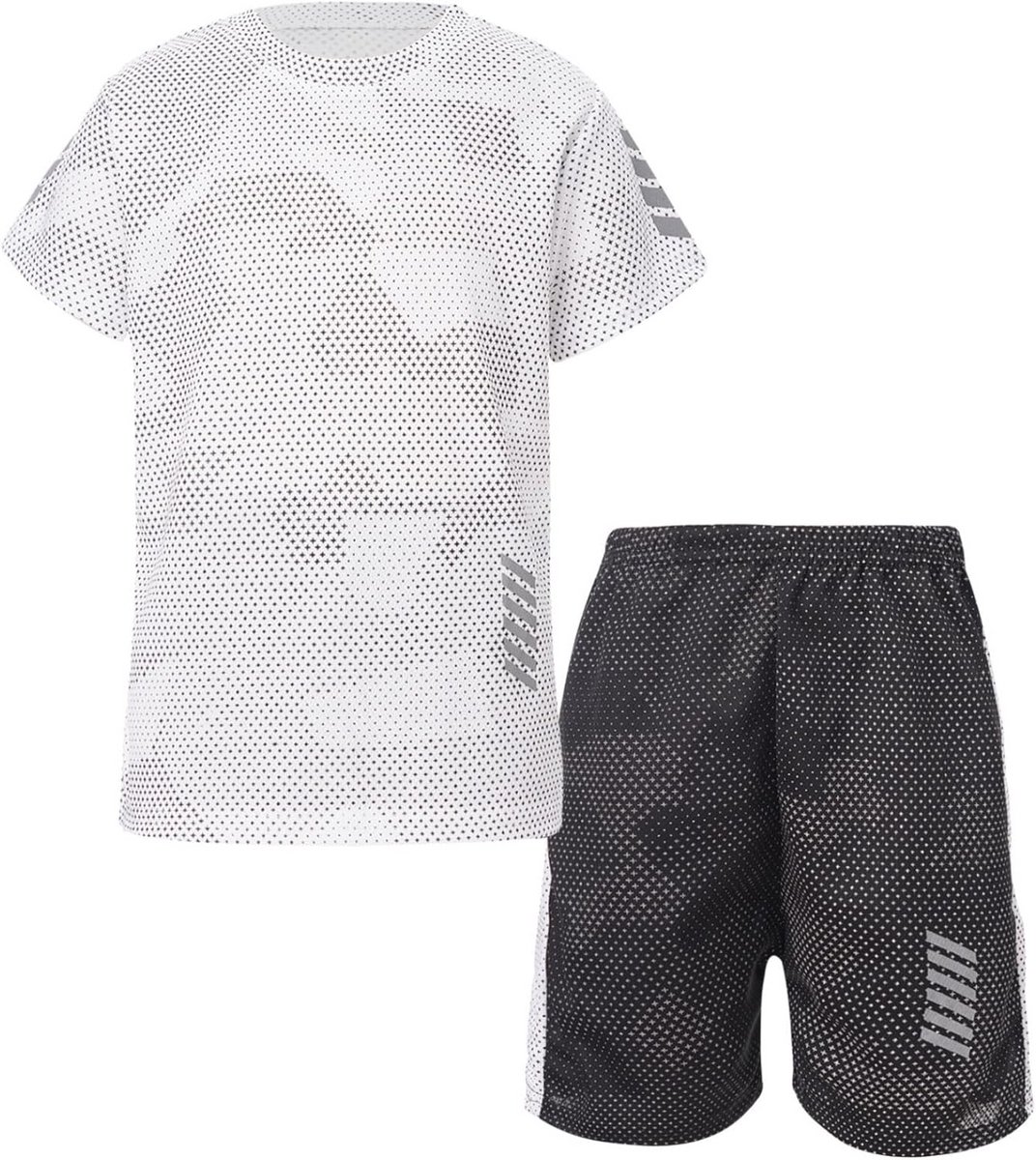 Trainingspak voor jongens - T-shirt met korte mouwen en shorts voor sport en vrijetijdskleding