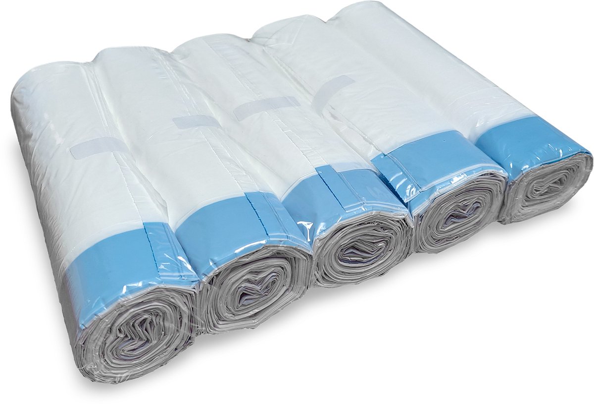 Zoodis Vervang Afvalzakken voor Automatische Kattenbak - 75 stuks | Hygiënische Kattenbak Zakjes | Perfecte Pasvorm | Scheurvast | Set Navulzakken