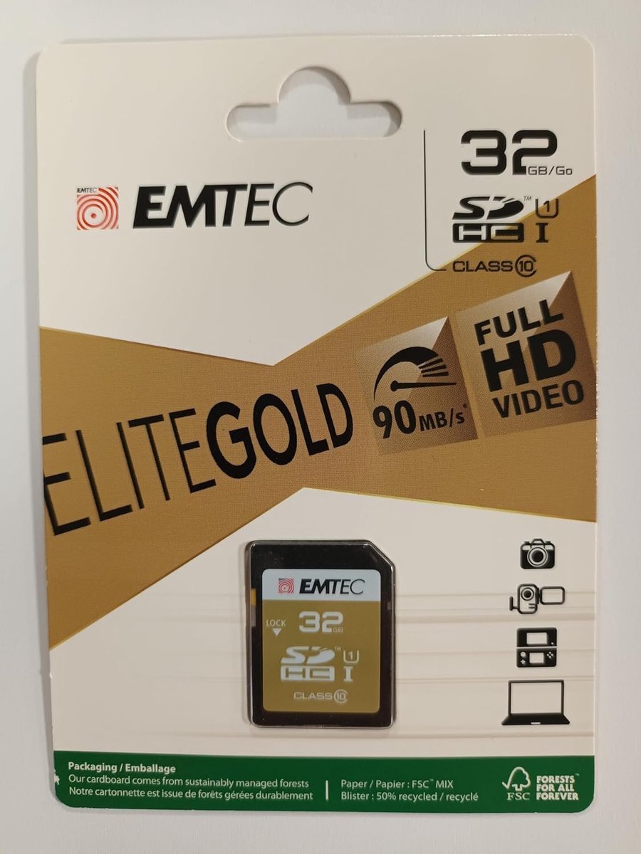 32 GB SDHC Klasse 10 Geheugenkaart - Geheugenkaarten met 85 MB/s