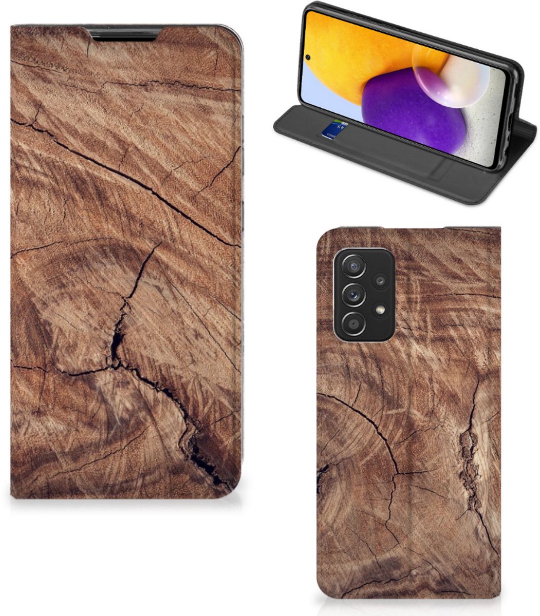 Samsung Galaxy A72 (5G/4G) Book Wallet Case Tree Trunk