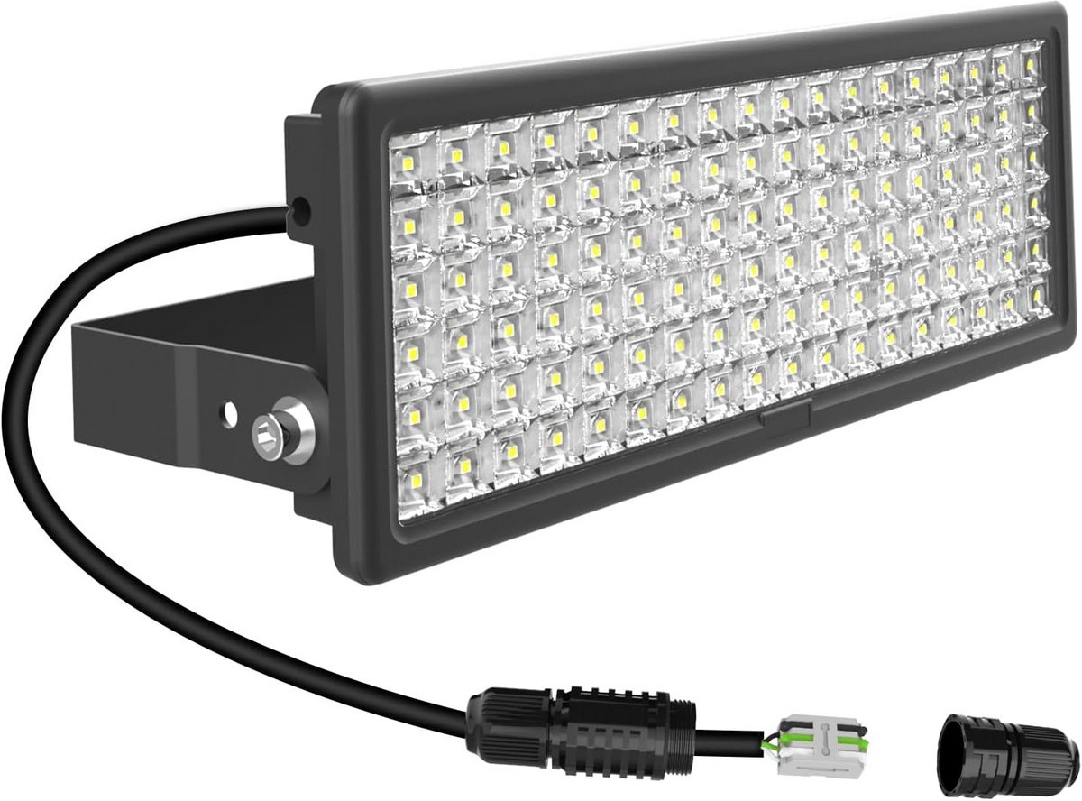 100W LED Schijnwerper Buitenverlichting - 14000 lm, IP67 Waterdicht, Verstelbaar