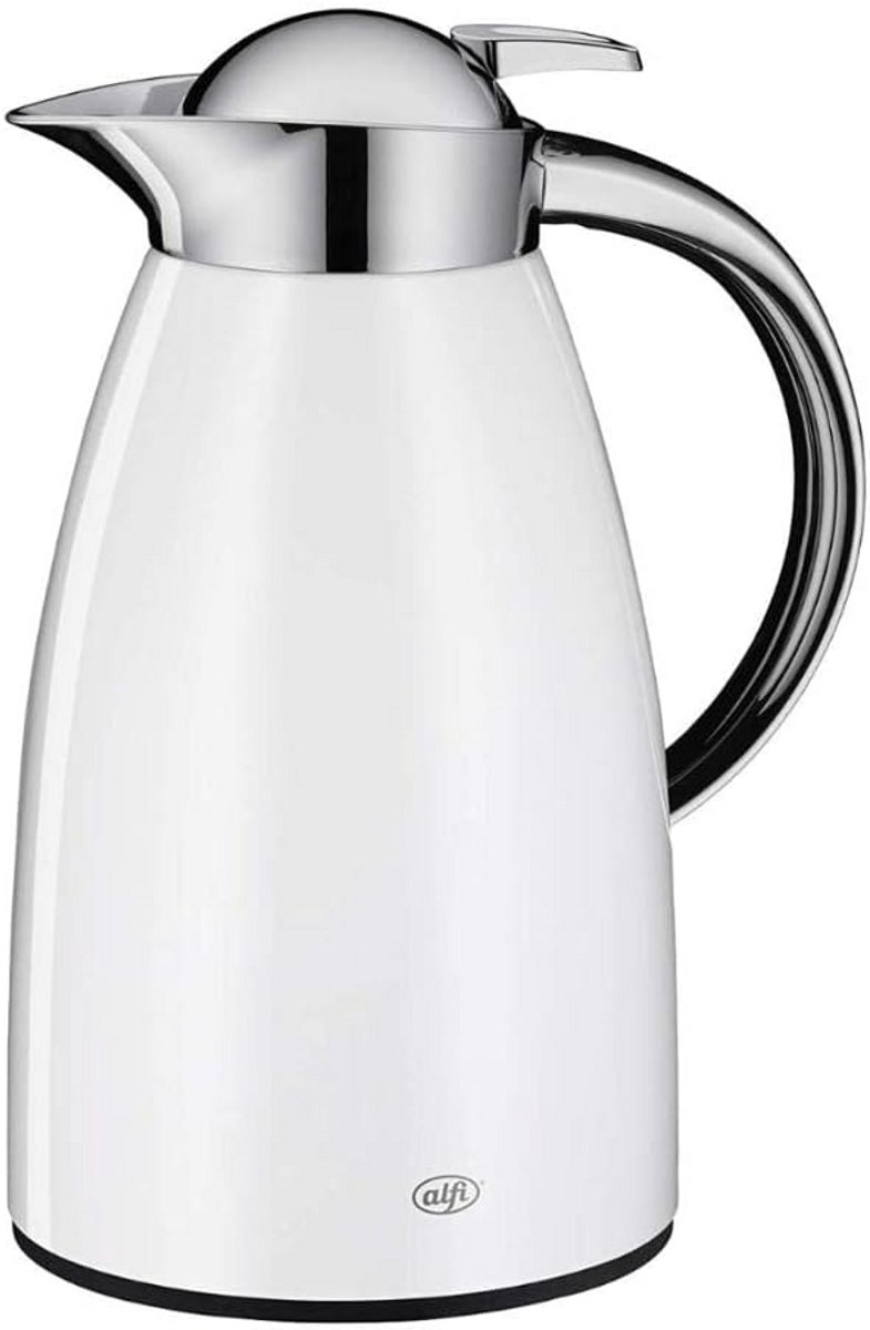 Thermoskan RVS 1 Liter Alpine Wit - Urenlang Warm of Koud Houden