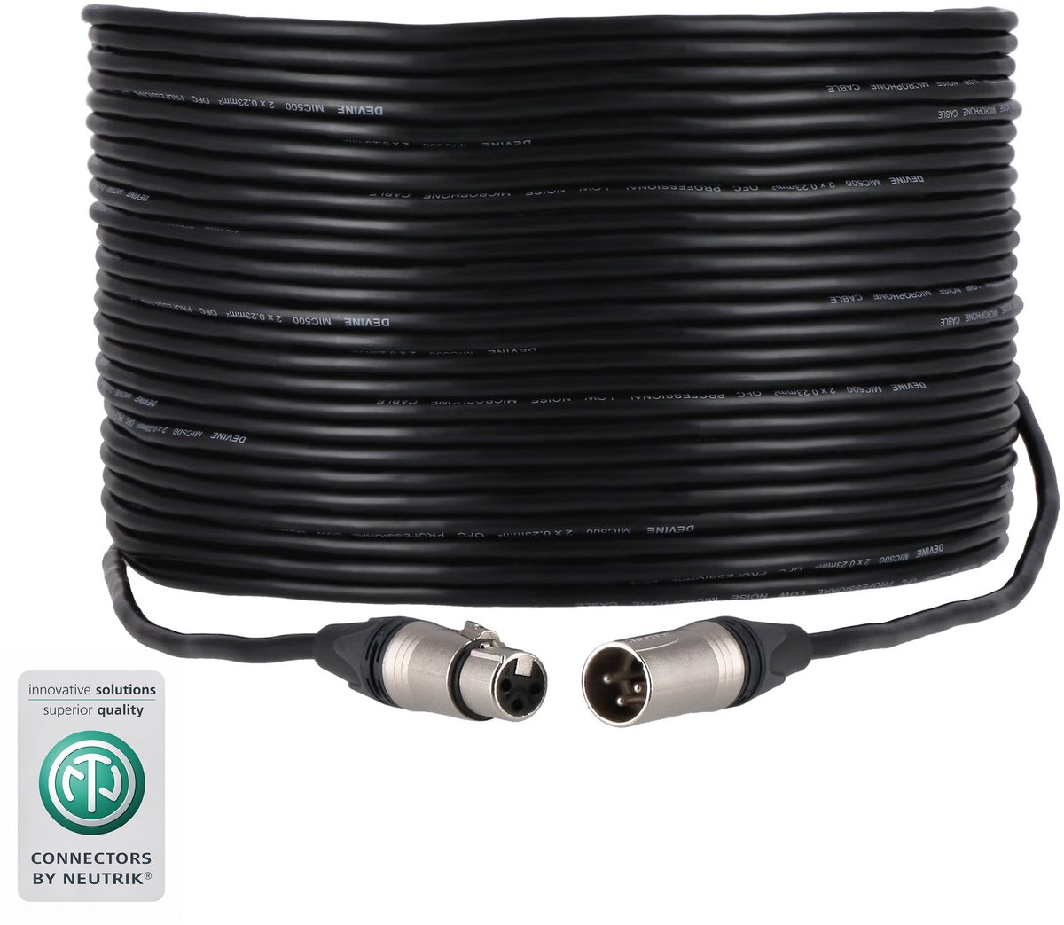 Devine MIC500N/20 XLR microfoon- en signaalkabel 20 meter