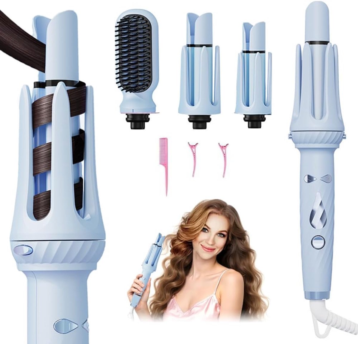 Allesto 3-in-1 Krultang met Verwisselbare Pennenhouders