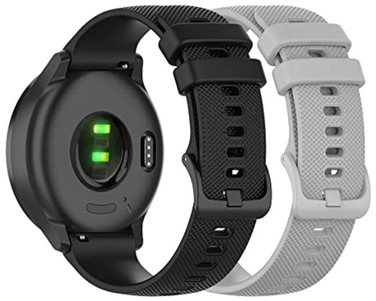 Sportarmband 20 mm siliconen horlogeband voor Venu, Vivoactive en Forerunner