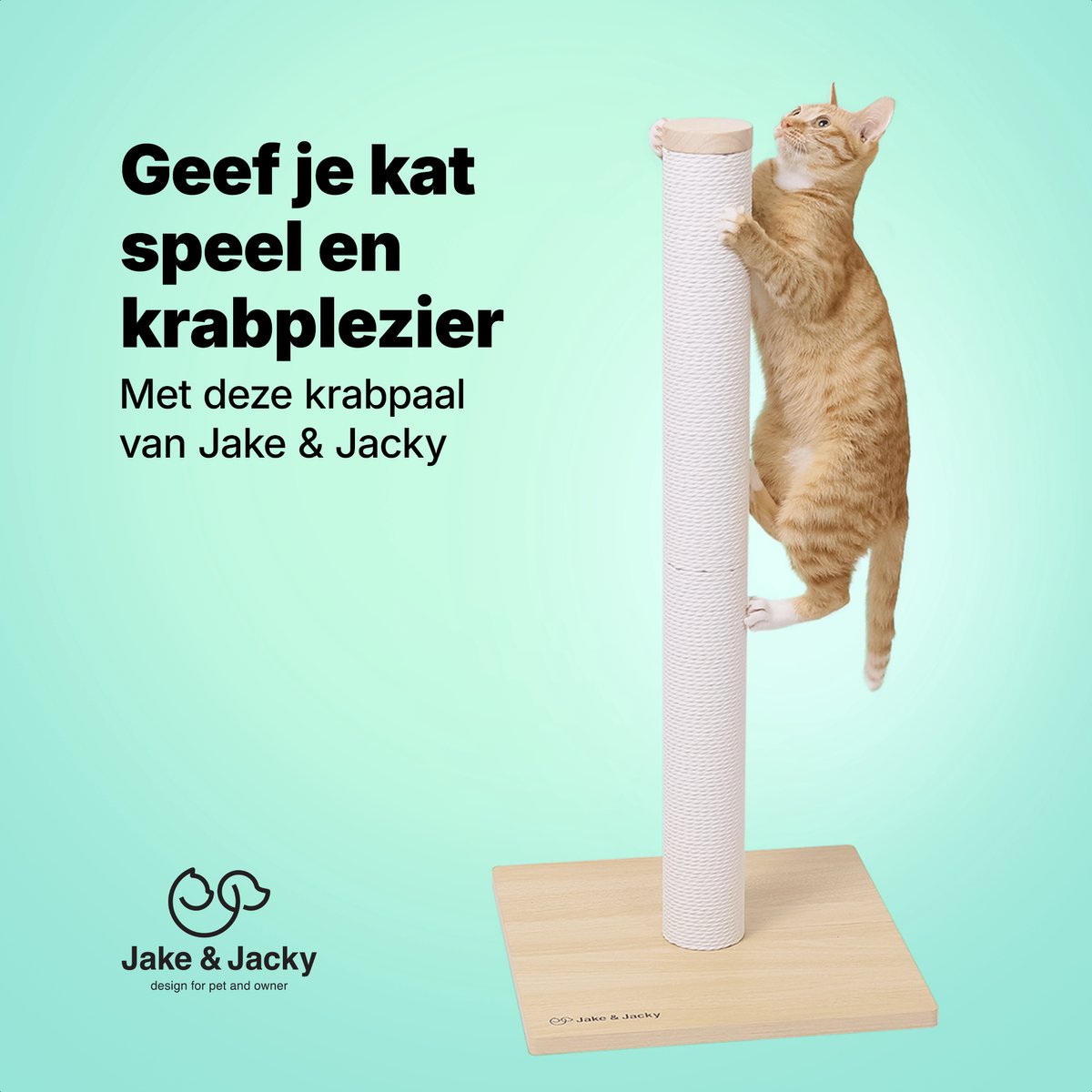 Jake Jake Jacky Houten Krabpaal - afbeelding 2
