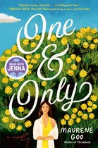Boekomslag van 'One & Only' met een vrouw en gele bloemen op een groene heuvel, met de tekst 'Read with Jenna'.