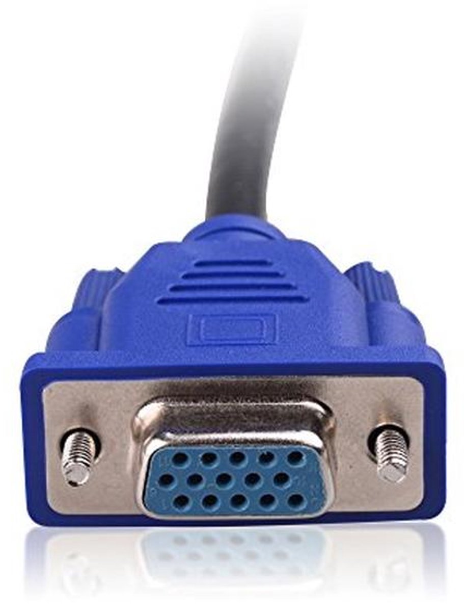 VGA Splitter Kabel voor Beeldduplicatie - 0.3 m