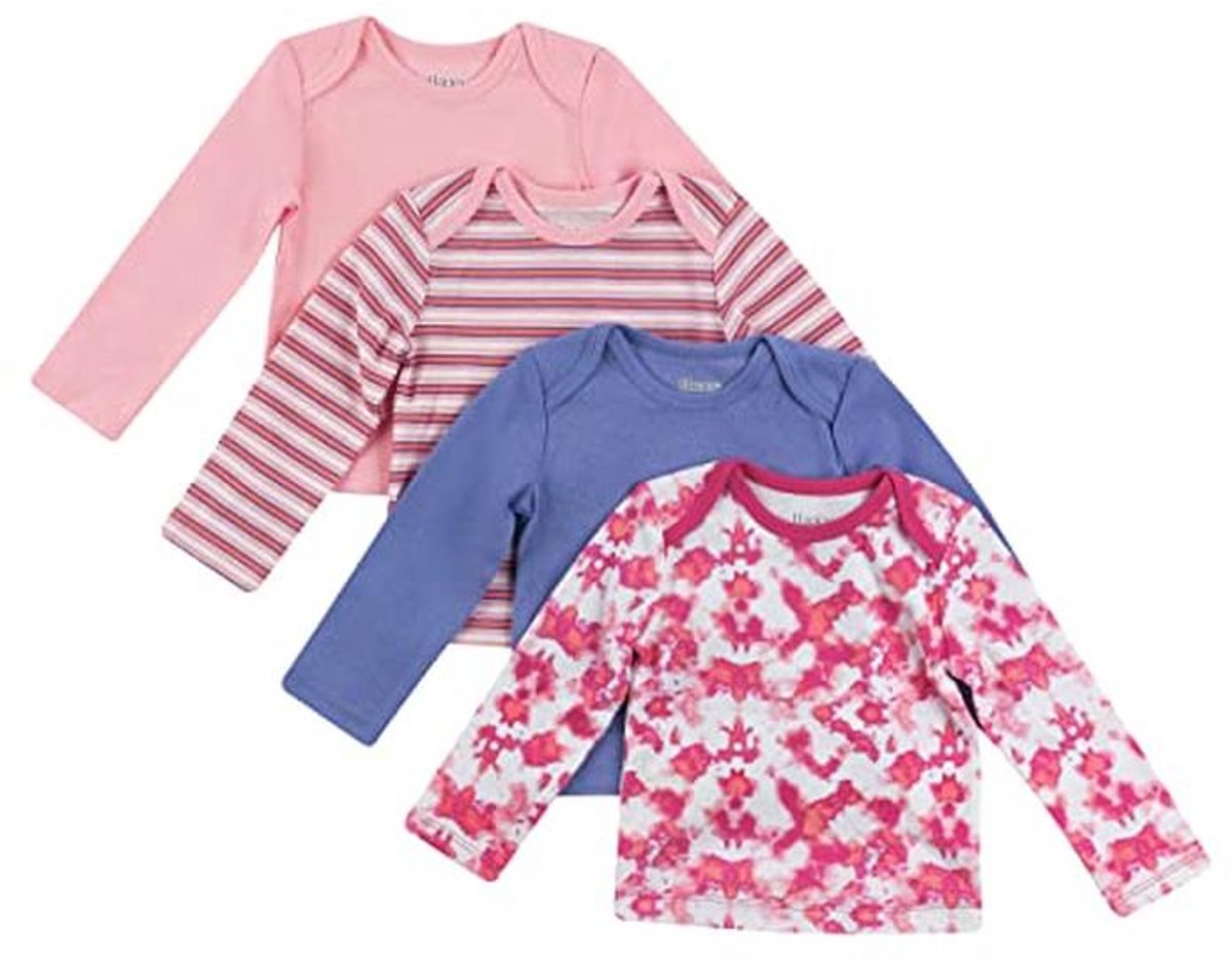 Lange Mouwen Onderhemd voor Baby's en Peuters - 4-pack