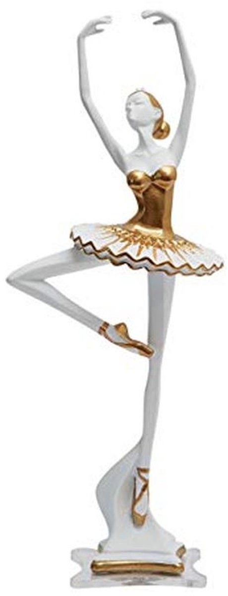 Ballerina Standbeeld Sculptuur Decoratieve Dansfiguur voor Thuis of Kantoor