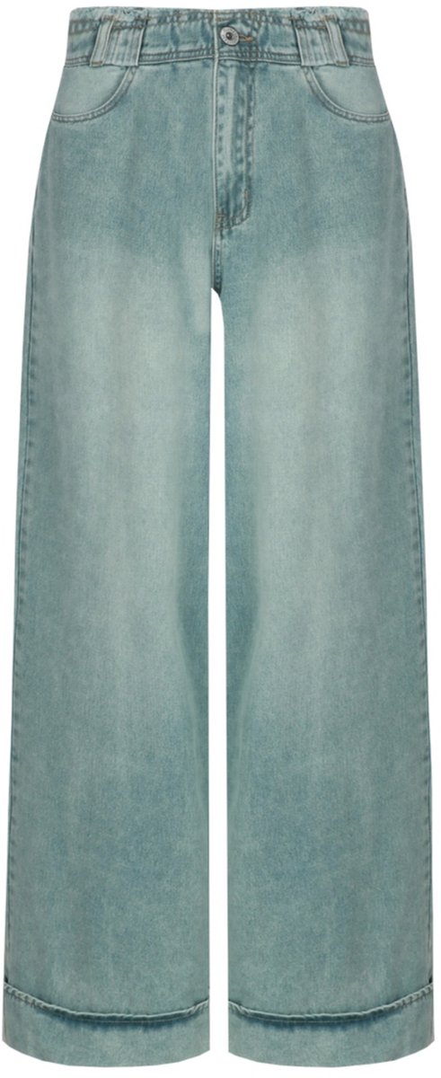 Fluresk Jeans Sien Pants 26vnf02 912 Denim Green Dames Maat - W42