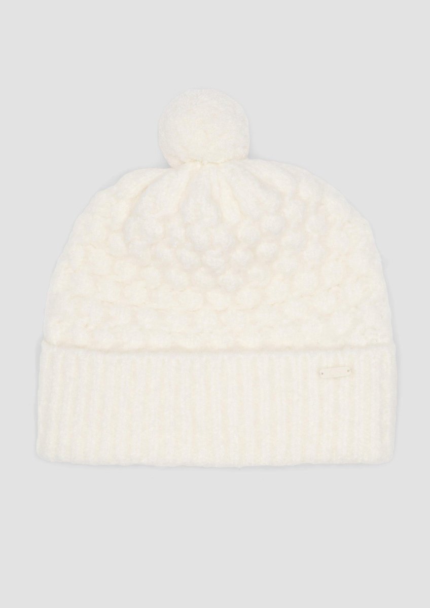 QS - female - Pomponhoed met patroonstructuur