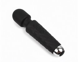 Personal Massager - Magic Wand - Vibrator voor Vrouwen - Krachtige Clitoris Stimulator - 75% Intensere Stimulatie - 20 Standen - Fluisterstil - Sex Toys voor Vrouwen - Seksspeeltjes - Cadeau voor Vrouw - Obsidian Black