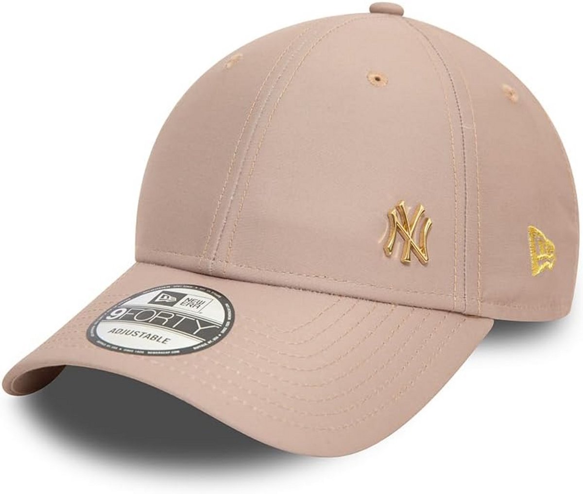 Baseball Cap NY Yankees Beige Verstelbaar Heren Dames - One Size