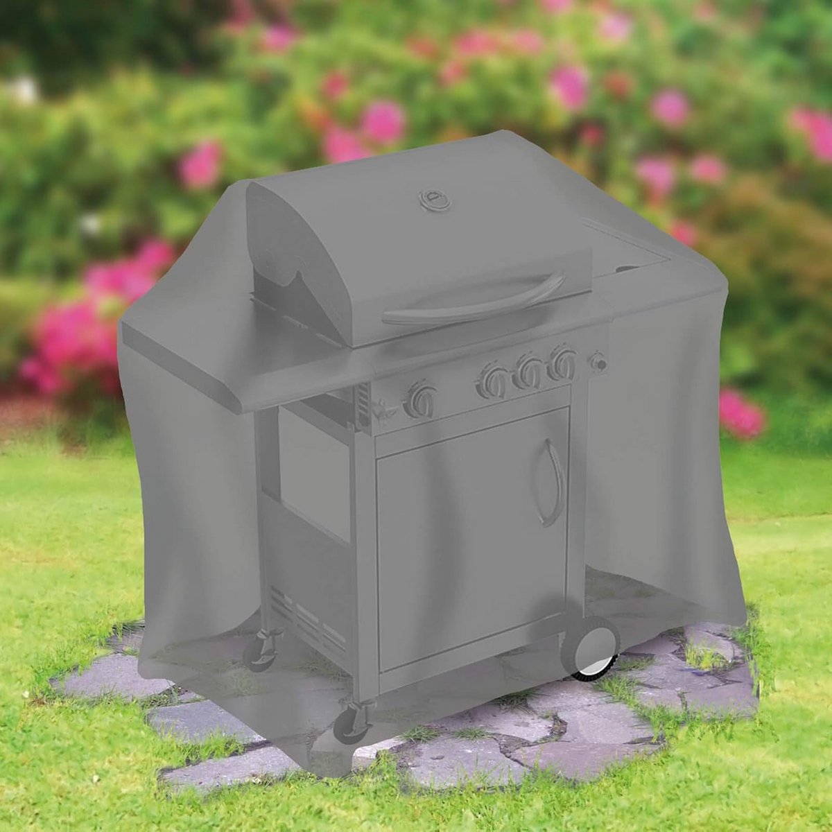 Universele Gasbarbecue Hoes Medium - Waterafstotend en UV-Bestendig