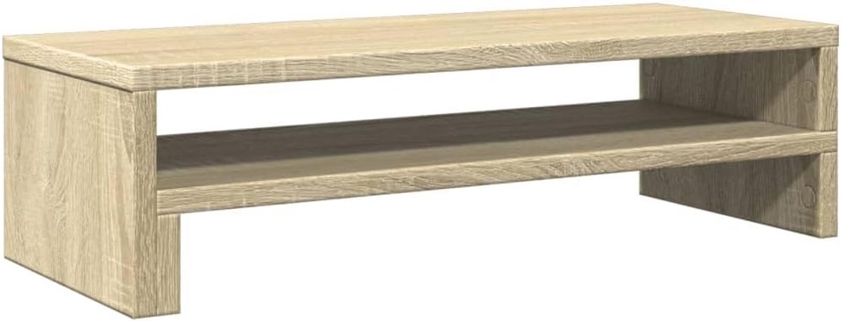 Monitorstandaard en Verhoger voor Bureau - Sonoma Eikenkleurig Hout