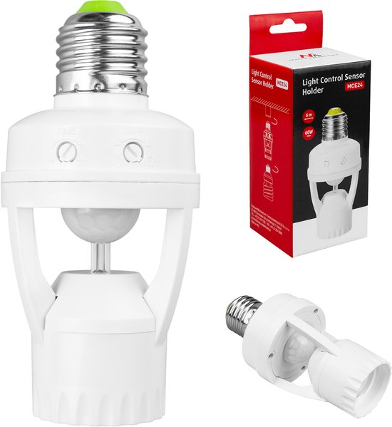 Lamphouder met automatische 360 ° bewegingssensor Maclean Energy MCE24